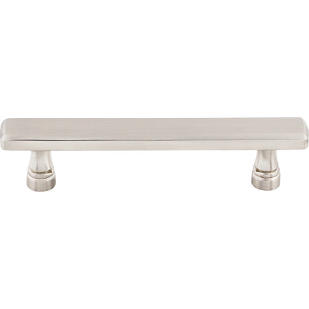 Top Knobs TK853BSN: 3-3/4" cc Kingsbridge Flat Bar Cabinet Pull - Brushed Satin Nickel