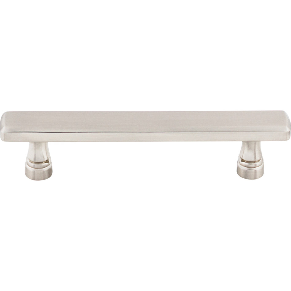 Top Knobs TK853BSN: 3-3/4" cc Kingsbridge Flat Bar Cabinet Pull - Brushed Satin Nickel