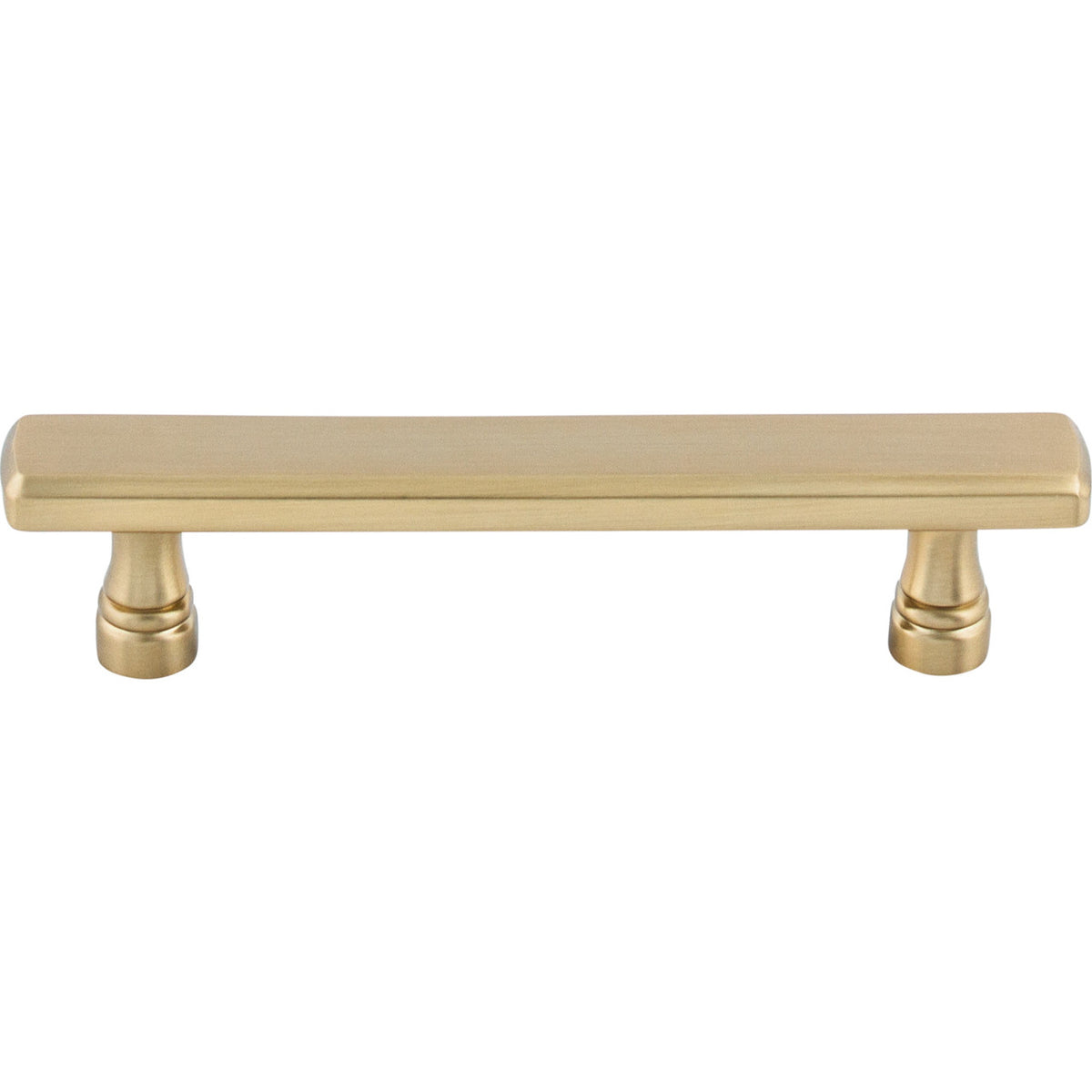 Top Knobs TK853HB: 3-3/4" cc Kingsbridge Flat Bar Cabinet Pull - Honey Bronze