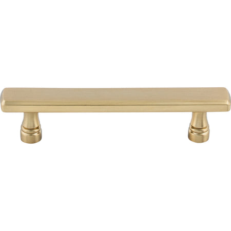 Top Knobs TK853HB: 3-3/4" cc Kingsbridge Flat Bar Cabinet Pull - Honey Bronze
