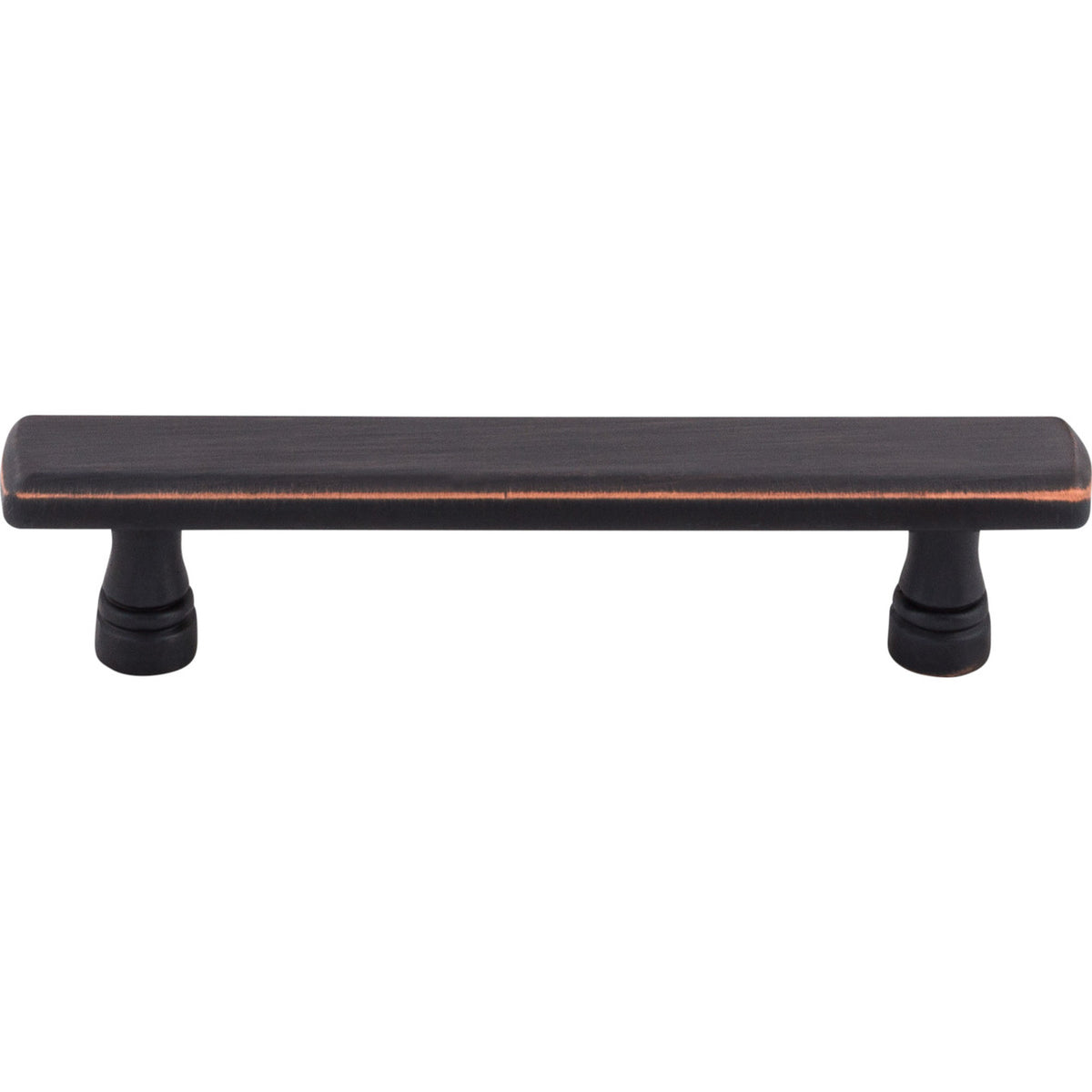 Top Knobs TK853UM: 3-3/4" cc Kingsbridge Flat Bar Cabinet Pull - Umbrio