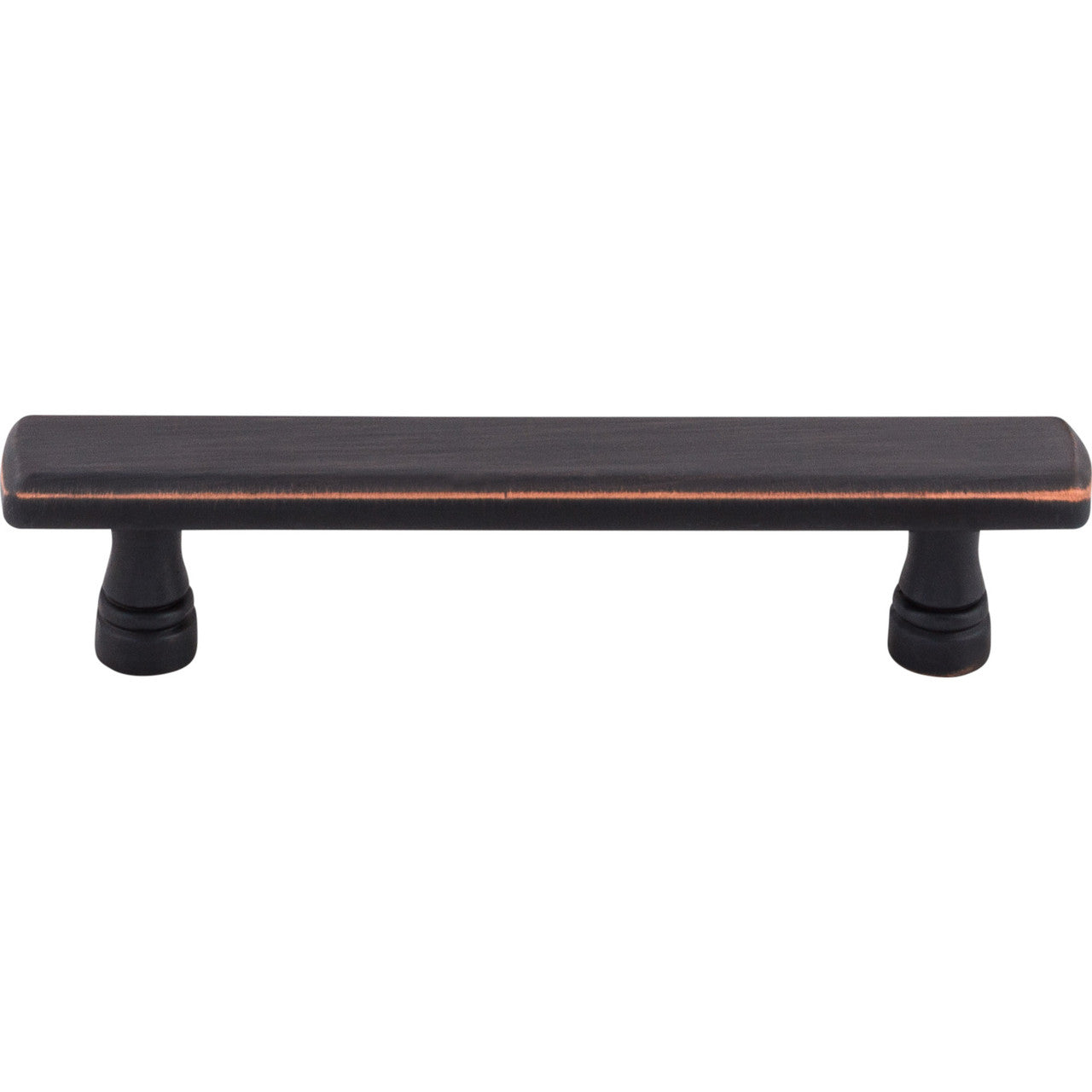 Top Knobs TK853UM: 3-3/4" cc Kingsbridge Flat Bar Cabinet Pull - Umbrio