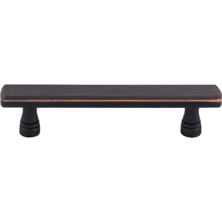 Top Knobs TK853UM: 3-3/4" cc Kingsbridge Flat Bar Cabinet Pull - Umbrio