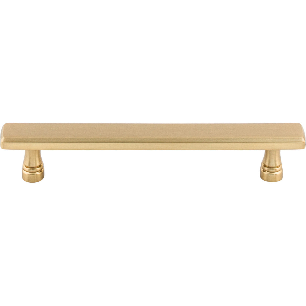 Top Knobs TK854HB: 5-1/16" cc Kingsbridge Flat Bar Cabinet Pull - Honey Bronze