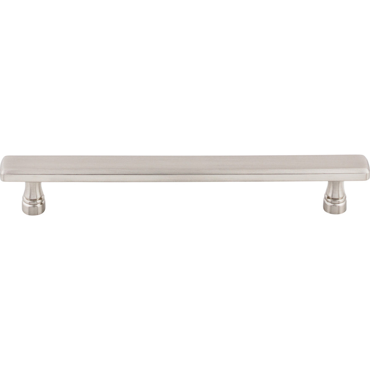 Top Knobs TK855BSN: 6-5/16" cc Kingsbridge Flat Bar Cabinet Pull - Brushed Satin Nickel