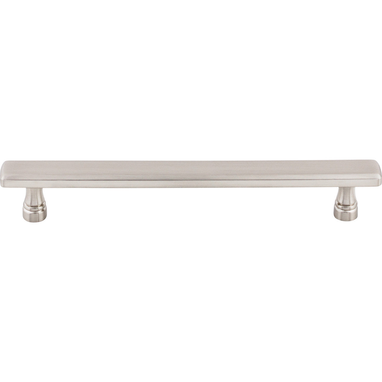 Top Knobs TK855BSN: 6-5/16" cc Kingsbridge Flat Bar Cabinet Pull - Brushed Satin Nickel