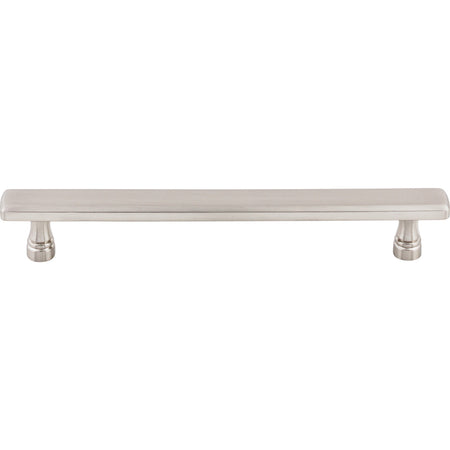 Top Knobs TK855BSN: 6-5/16" cc Kingsbridge Flat Bar Cabinet Pull - Brushed Satin Nickel