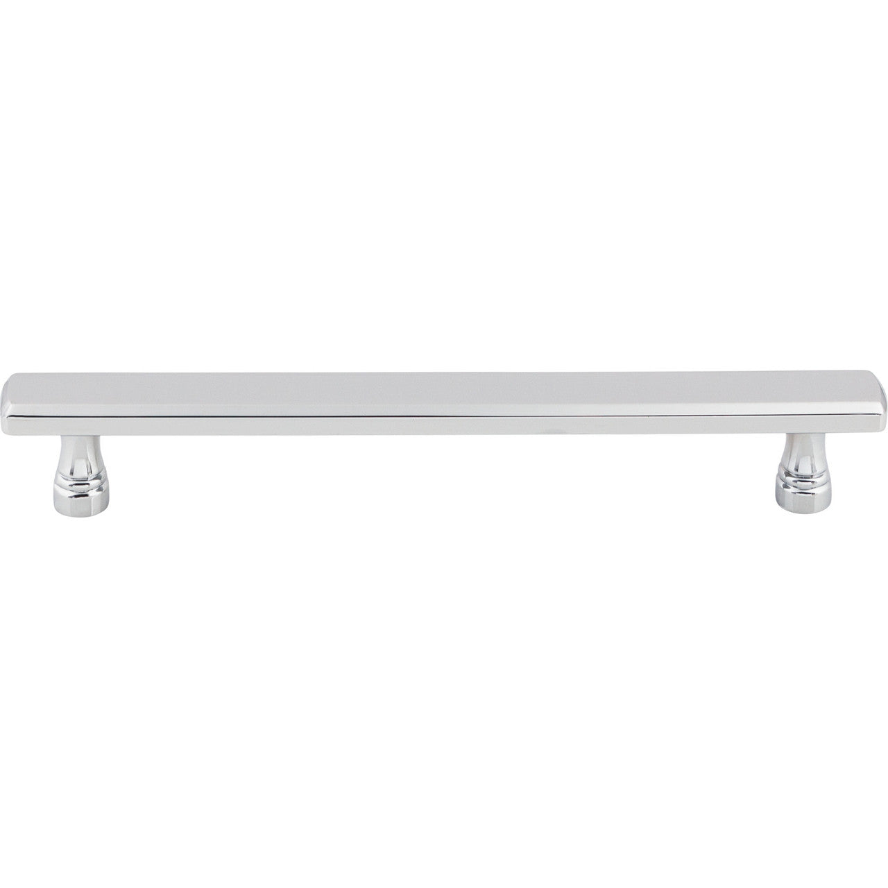 Top Knobs TK855PC: 6-5/16" cc Kingsbridge Flat Bar Cabinet Pull - Polished Chrome