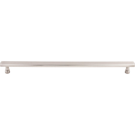 Top Knobs TK857BSN: 12" cc Kingsbridge Flat Bar Cabinet Pull - Brushed Satin Nickel