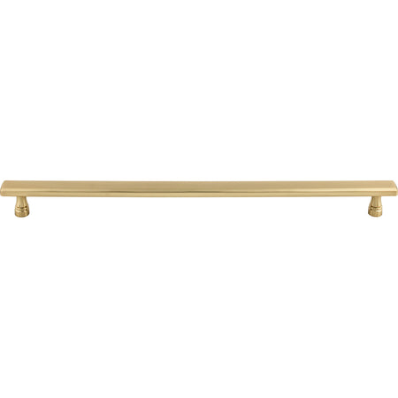 Top Knobs TK857HB: 12" cc Kingsbridge Flat Bar Cabinet Pull - Honey Bronze