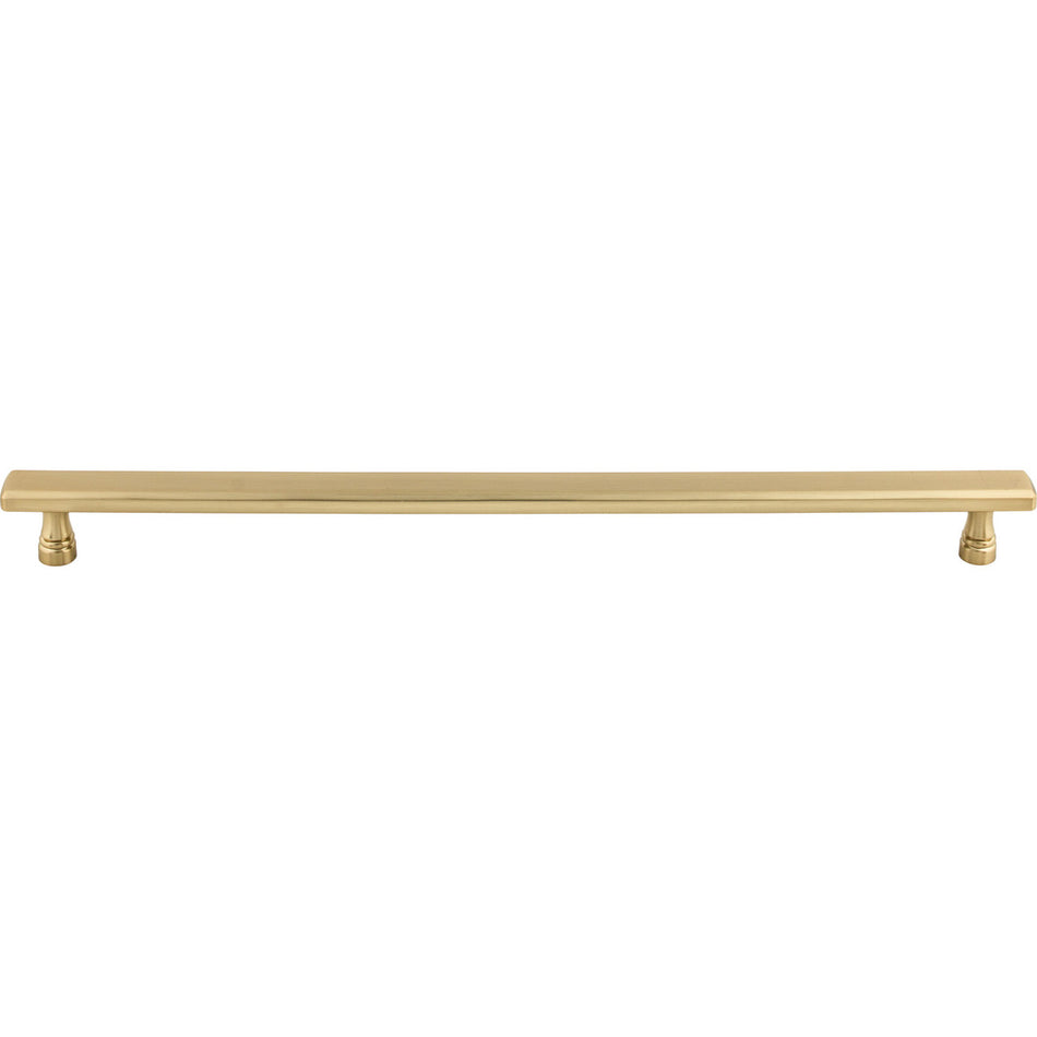 Top Knobs TK857HB: 12" cc Kingsbridge Flat Bar Cabinet Pull - Honey Bronze