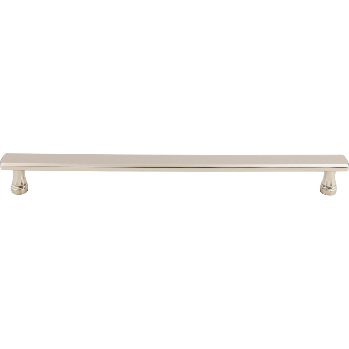 Top Knobs TK858PN: 12" cc Kingsbridge Flat Bar Appliance Pull - Polished Nickel