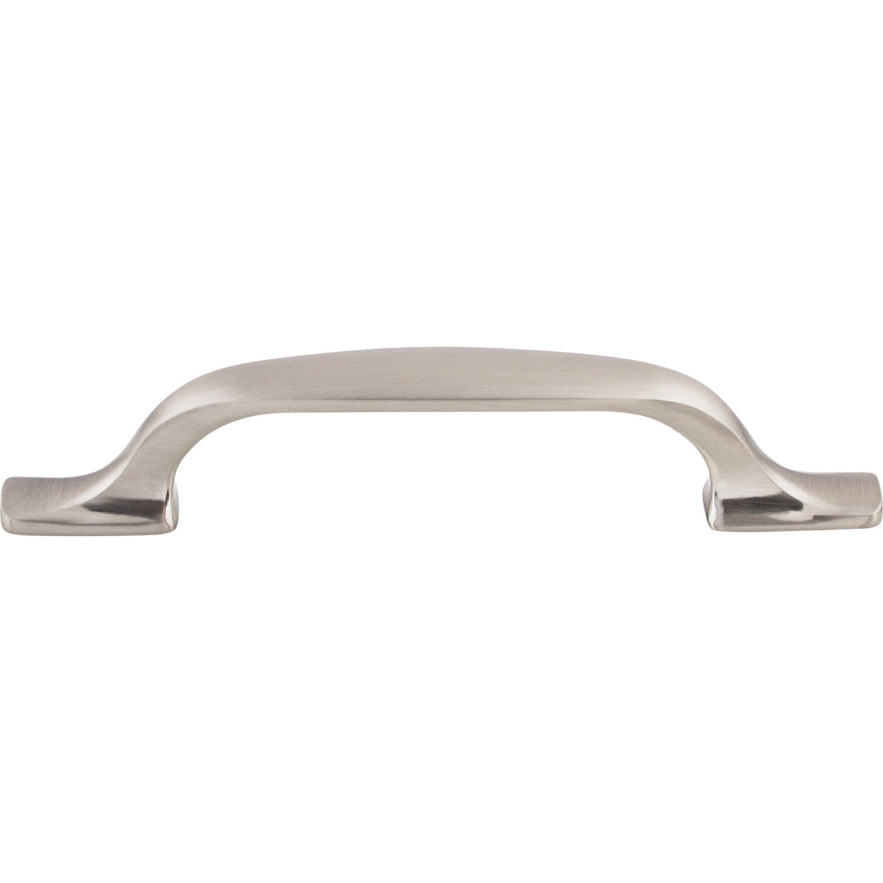 Top Knobs TK863BSN: 3-3/4" cc Torbay D-Handle Cabinet Pull - Brushed Satin Nickel