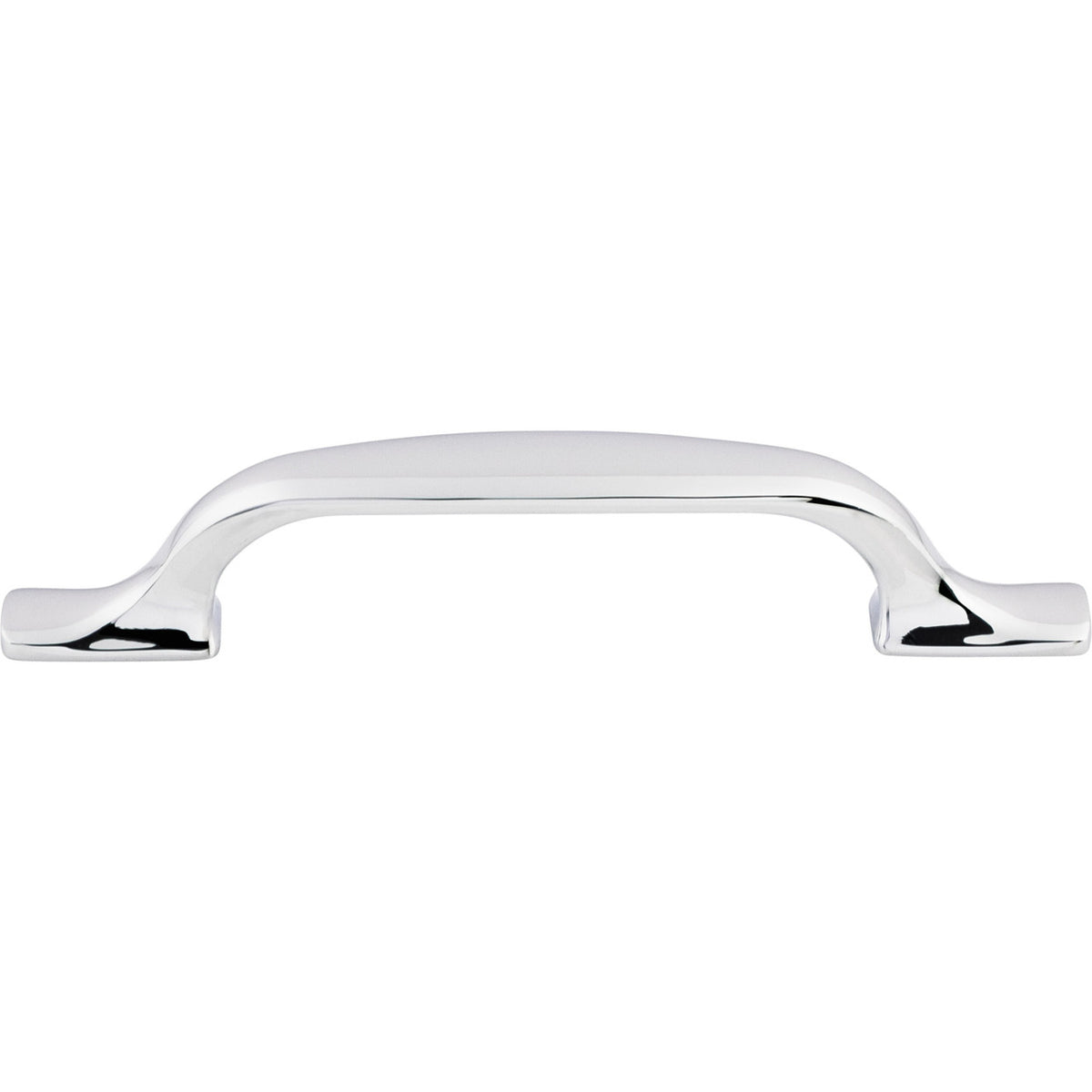 Top Knobs TK863PC: 3-3/4" cc Torbay D-Handle Cabinet Pull - Polished Chrome