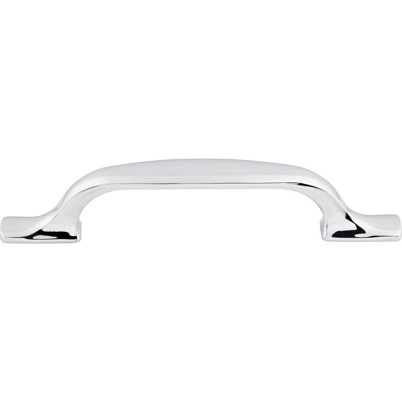 Top Knobs TK863PC: 3-3/4" cc Torbay D-Handle Cabinet Pull - Polished Chrome