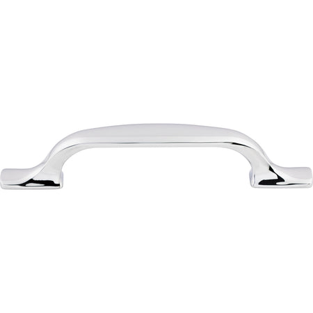 Top Knobs TK863PC: 3-3/4" cc Torbay D-Handle Cabinet Pull - Polished Chrome