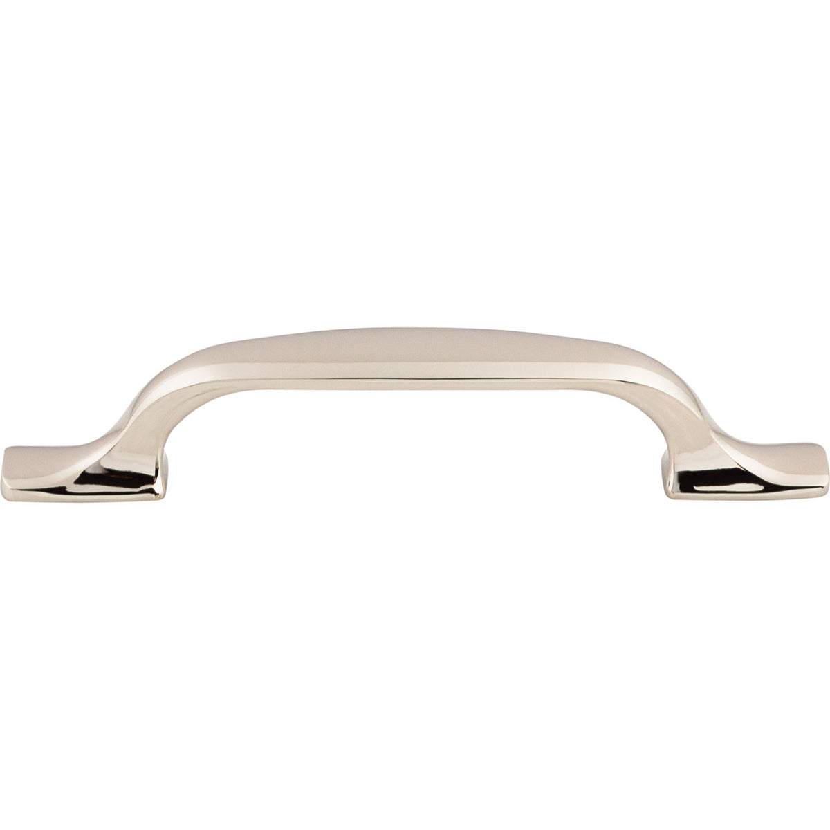 Top Knobs TK863PN: 3-3/4" cc Torbay D-Handle Cabinet Pull - Polished Nickel