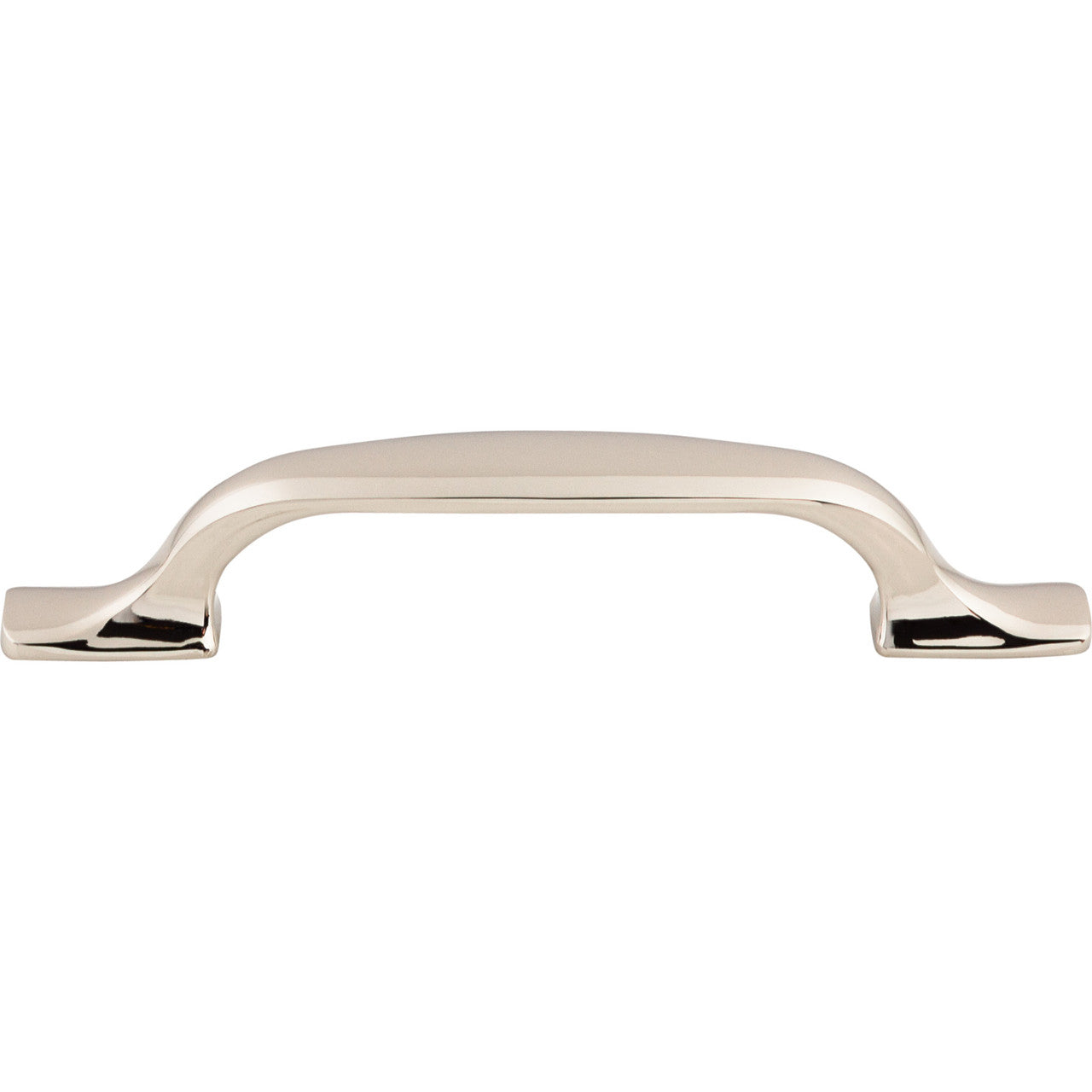 Top Knobs TK863PN: 3-3/4" cc Torbay D-Handle Cabinet Pull - Polished Nickel