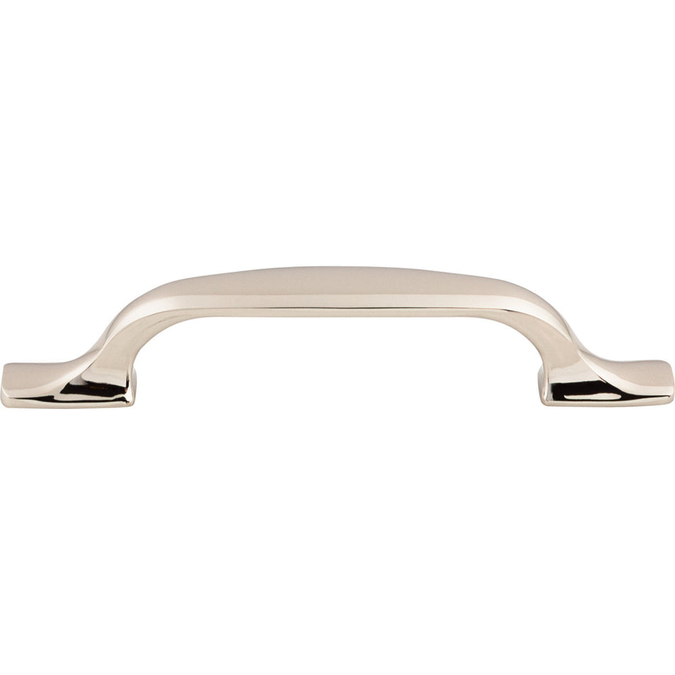 Top Knobs TK863PN: 3-3/4" cc Torbay D-Handle Cabinet Pull - Polished Nickel