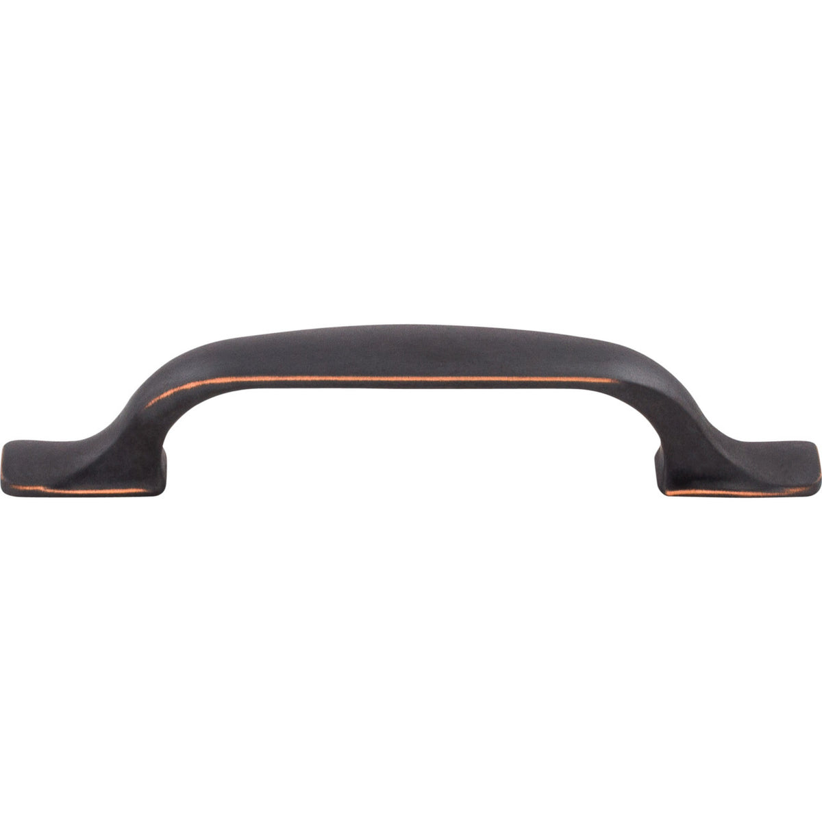 Top Knobs TK863UM: 3-3/4" cc Torbay D-Handle Cabinet Pull - Umbrio