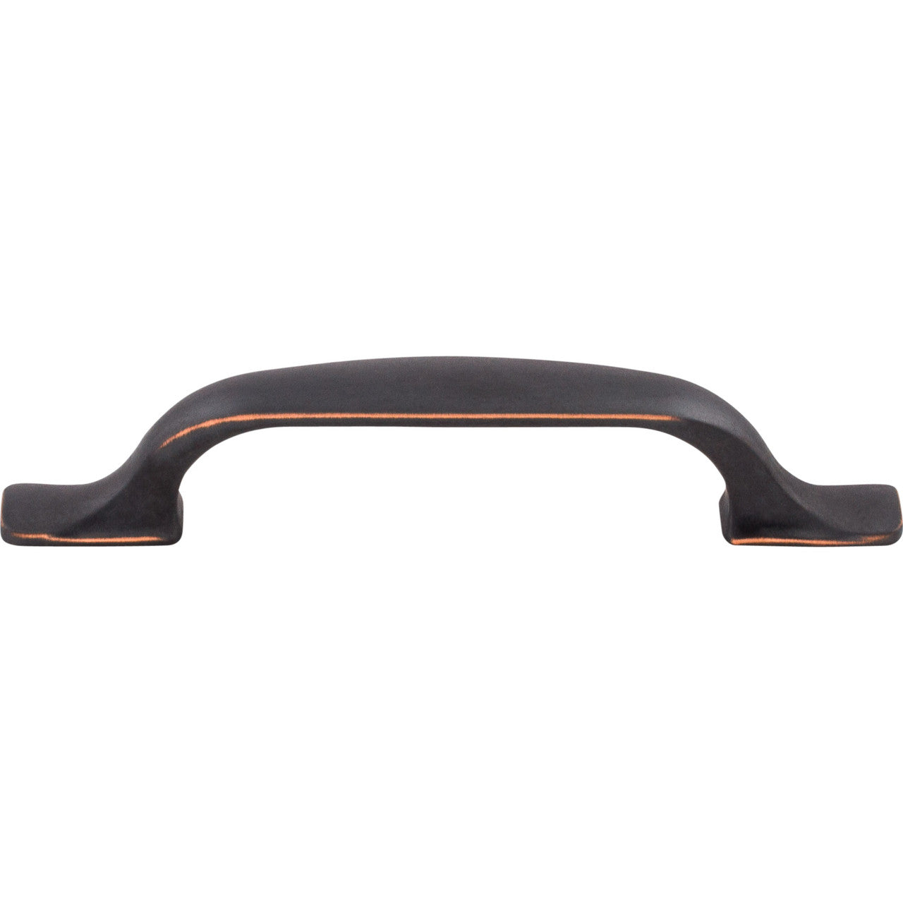 Top Knobs TK863UM: 3-3/4" cc Torbay D-Handle Cabinet Pull - Umbrio
