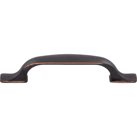 Top Knobs TK863UM: 3-3/4" cc Torbay D-Handle Cabinet Pull - Umbrio