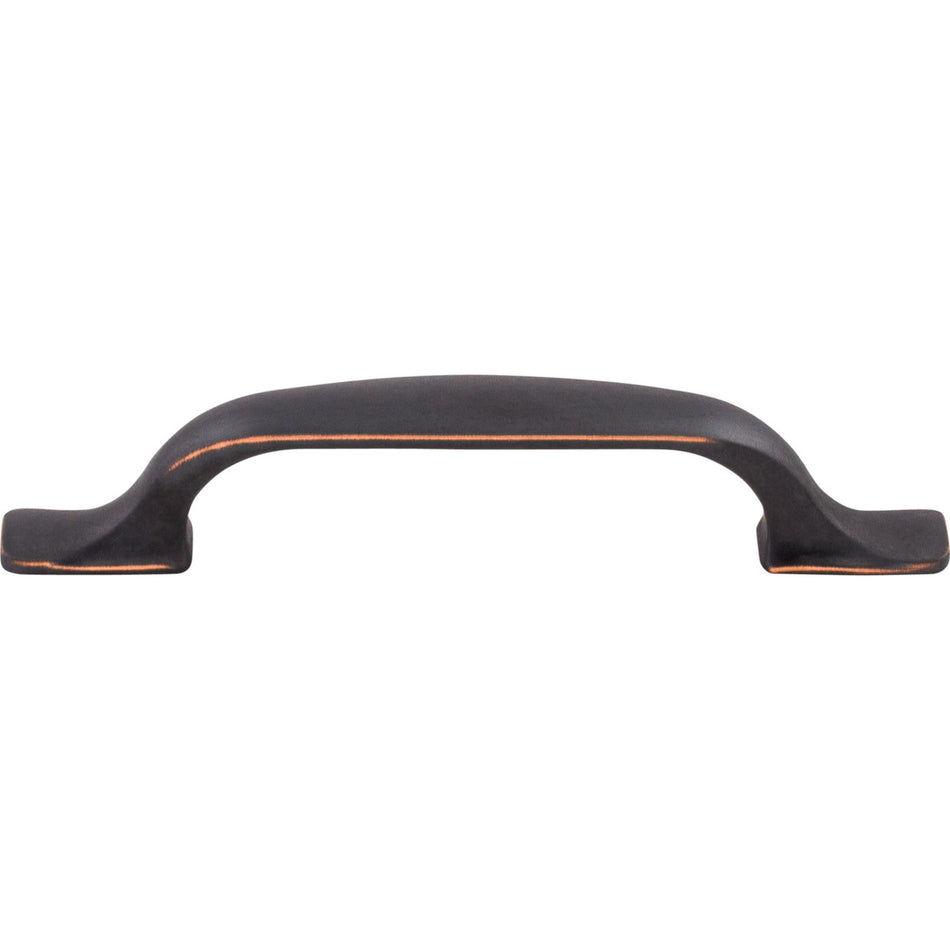 Top Knobs TK863UM: 3-3/4" cc Torbay D-Handle Cabinet Pull - Umbrio