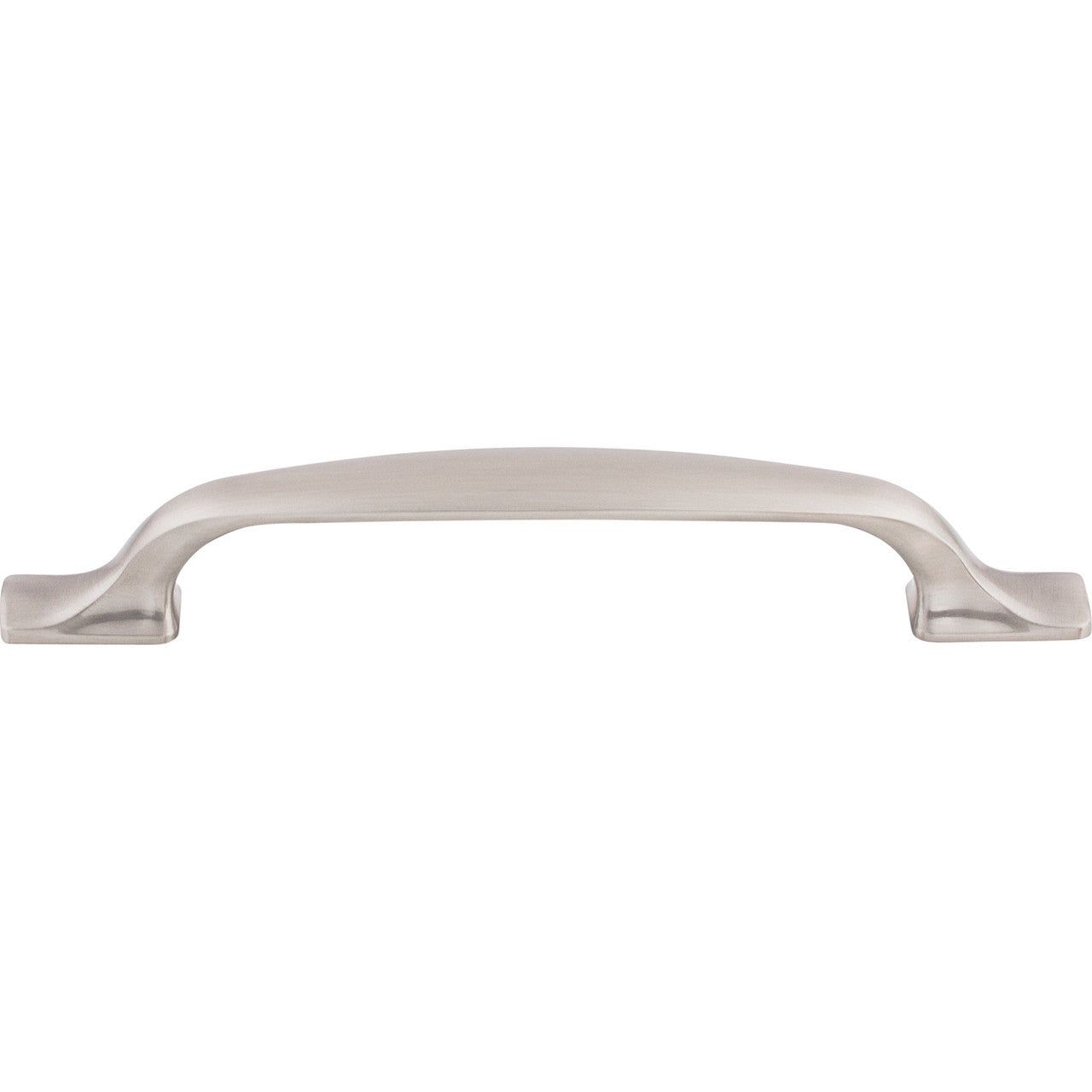 Top Knobs TK864BSN: 5-1/16" cc Torbay D-Handle Cabinet Pull - Brushed Satin Nickel