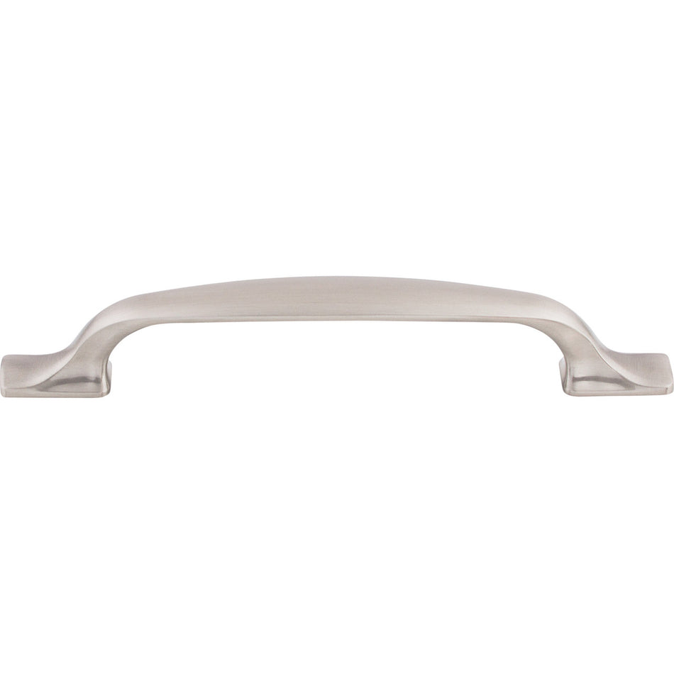 Top Knobs TK864BSN: 5-1/16" cc Torbay D-Handle Cabinet Pull - Brushed Satin Nickel