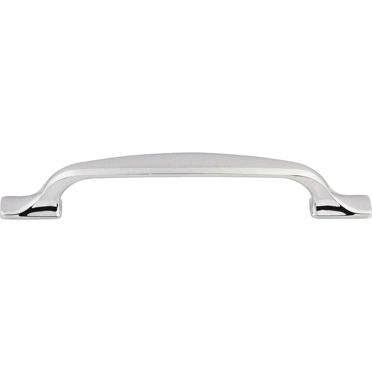 Top Knobs TK864PC: 5-1/16" cc Torbay D-Handle Cabinet Pull - Polished Chrome