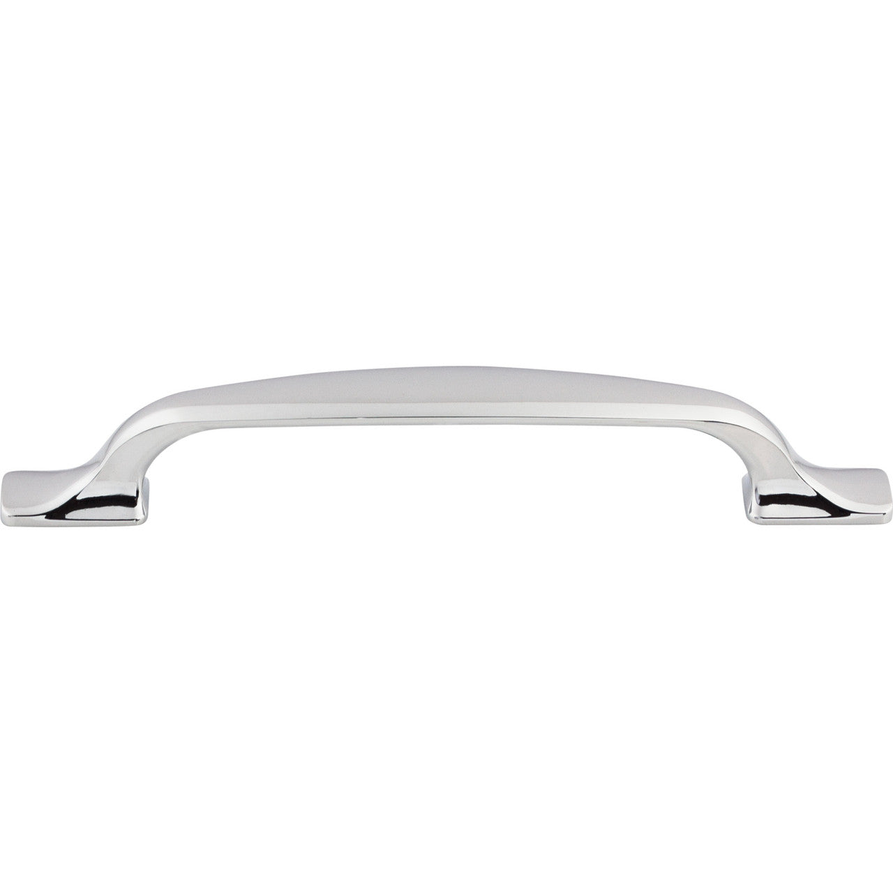 Top Knobs TK864PC: 5-1/16" cc Torbay D-Handle Cabinet Pull - Polished Chrome