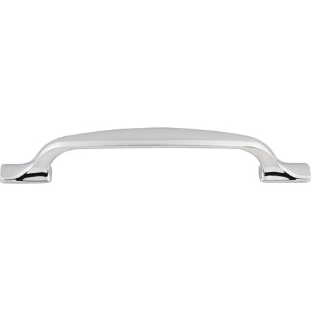Top Knobs TK864PC: 5-1/16" cc Torbay D-Handle Cabinet Pull - Polished Chrome
