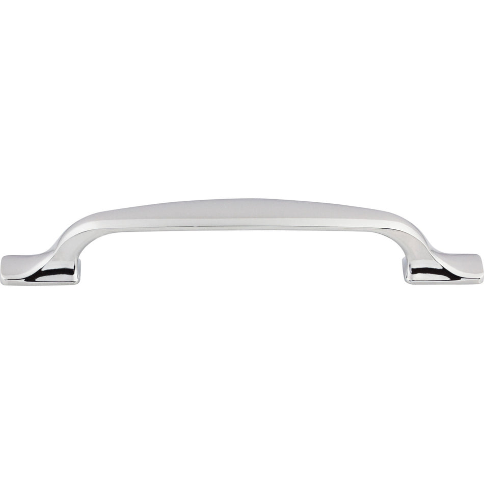 Top Knobs TK864PC: 5-1/16" cc Torbay D-Handle Cabinet Pull - Polished Chrome