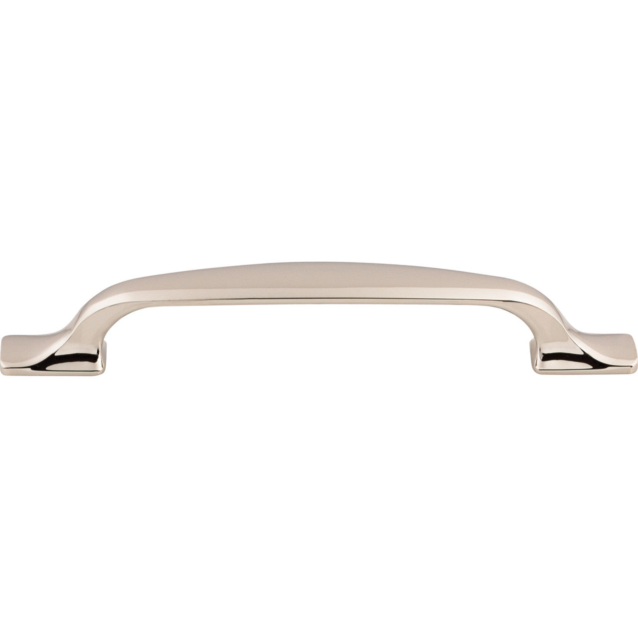 Top Knobs TK864PN: 5-1/16" cc Torbay D-Handle Cabinet Pull - Polished Nickel