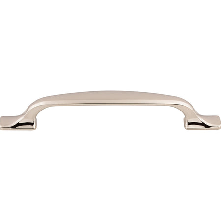 Top Knobs TK864PN: 5-1/16" cc Torbay D-Handle Cabinet Pull - Polished Nickel