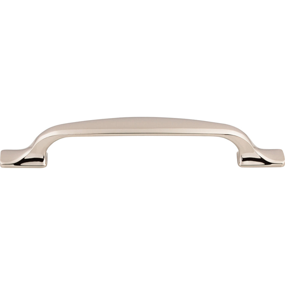 Top Knobs TK864PN: 5-1/16" cc Torbay D-Handle Cabinet Pull - Polished Nickel