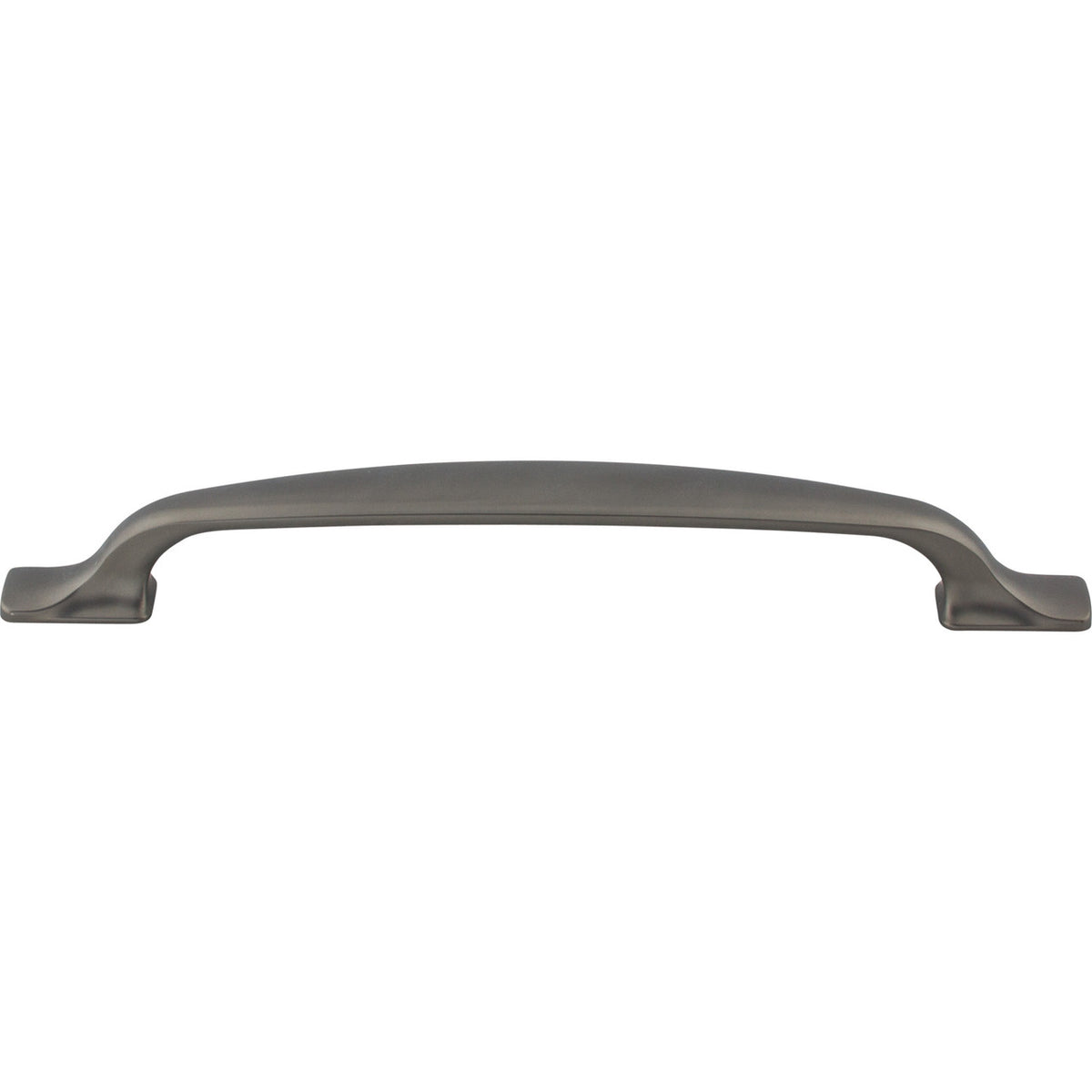 Top Knobs TK865AG: 6-5/16" cc Torbay D-Handle Cabinet Pull - Ash Gray
