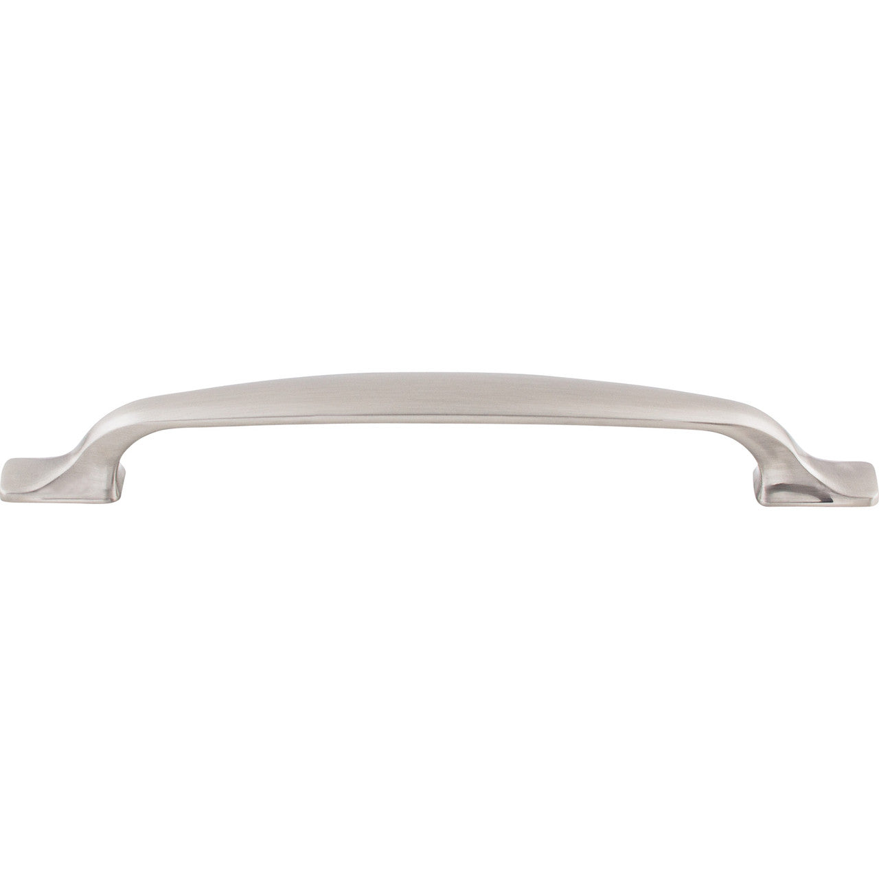 Top Knobs TK865BSN: 6-5/16" cc Torbay D-Handle Cabinet Pull - Brushed Satin Nickel