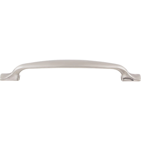 Top Knobs TK865BSN: 6-5/16" cc Torbay D-Handle Cabinet Pull - Brushed Satin Nickel