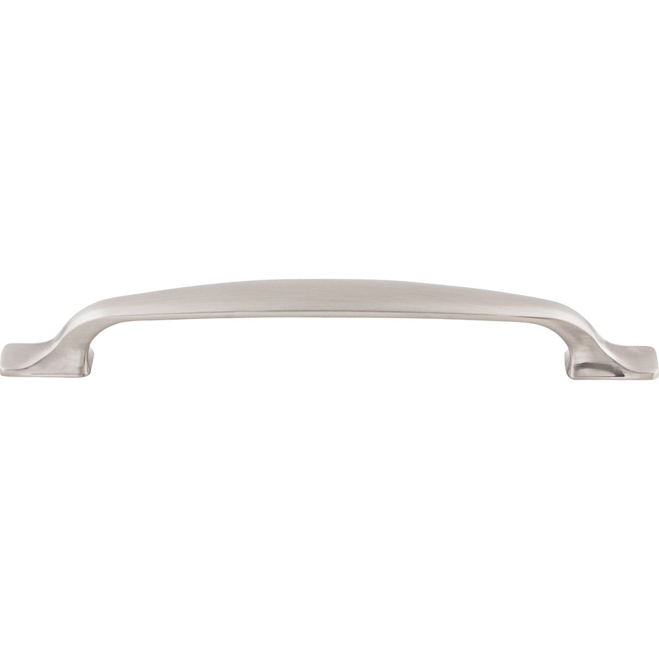 Top Knobs TK865BSN: 6-5/16" cc Torbay D-Handle Cabinet Pull - Brushed Satin Nickel