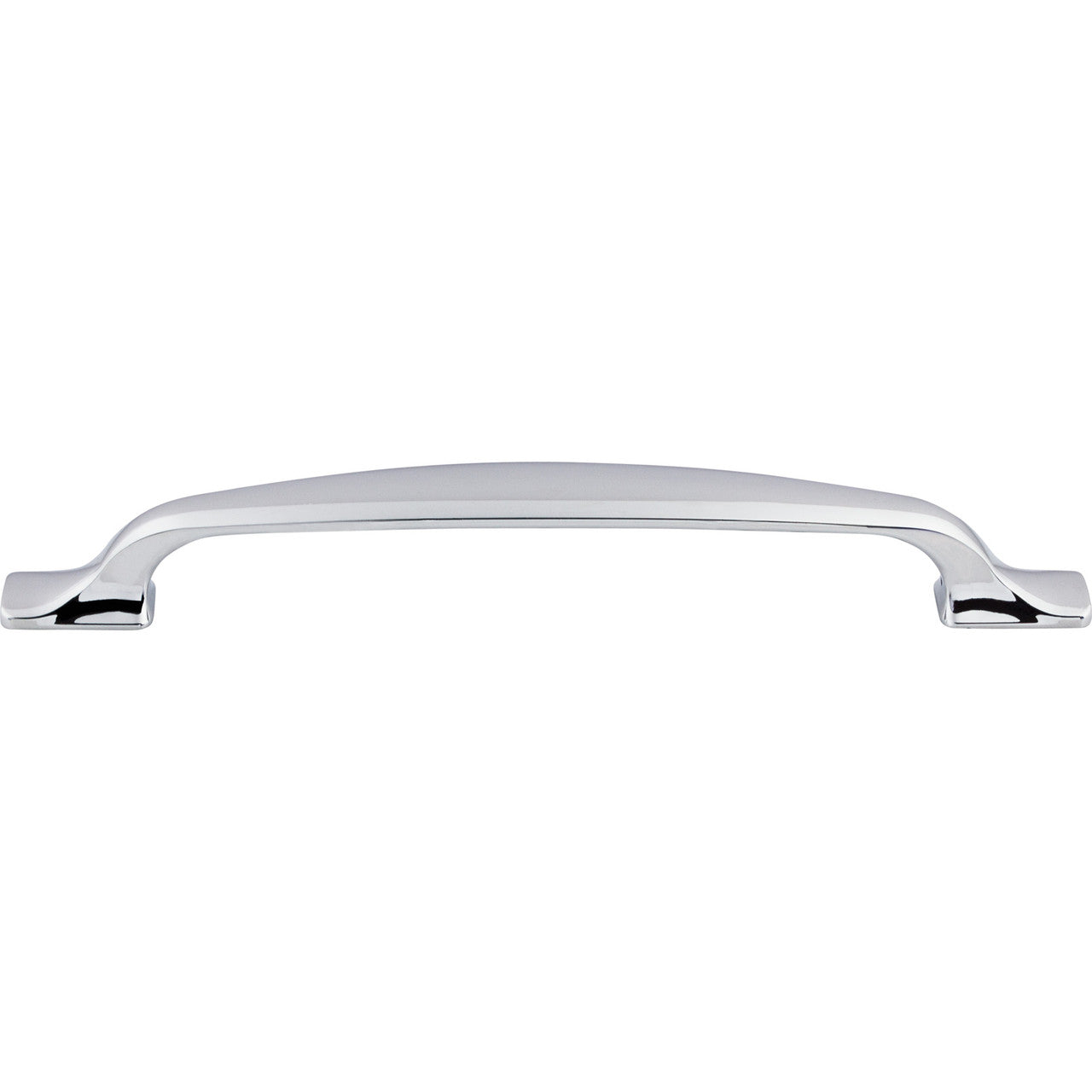 Top Knobs TK865PC: 6-5/16" cc Torbay D-Handle Cabinet Pull - Polished Chrome