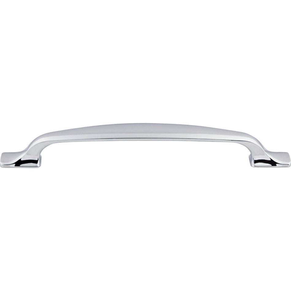 Top Knobs TK865PC: 6-5/16" cc Torbay D-Handle Cabinet Pull - Polished Chrome