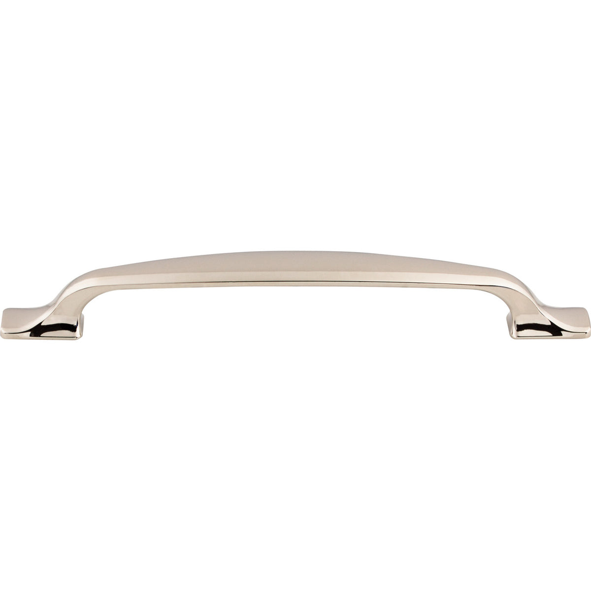 Top Knobs TK865PN: 6-5/16" cc Torbay D-Handle Cabinet Pull - Polished Nickel