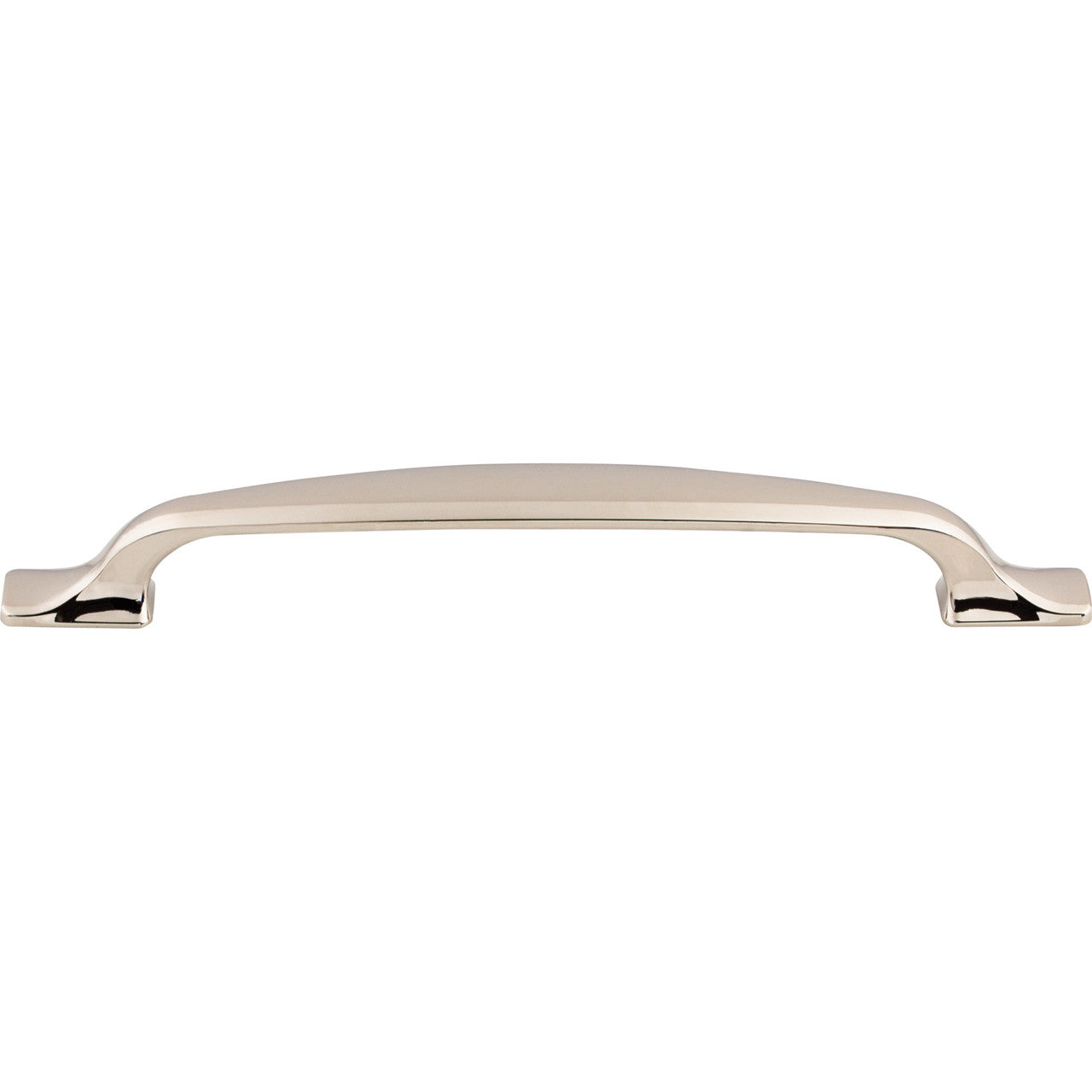 Top Knobs TK865PN: 6-5/16" cc Torbay D-Handle Cabinet Pull - Polished Nickel