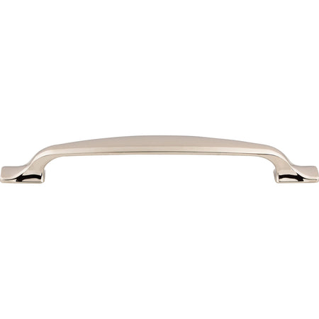 Top Knobs TK865PN: 6-5/16" cc Torbay D-Handle Cabinet Pull - Polished Nickel