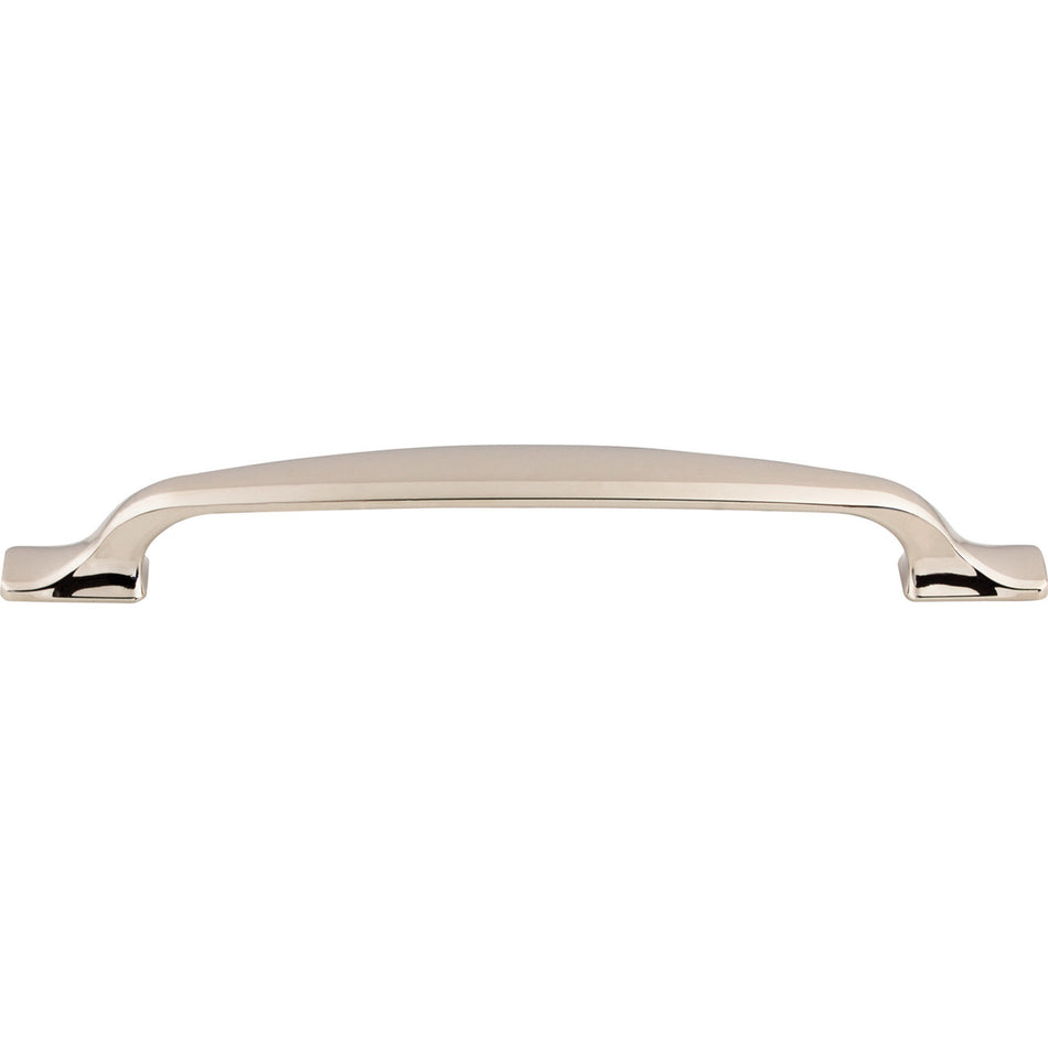 Top Knobs TK865PN: 6-5/16" cc Torbay D-Handle Cabinet Pull - Polished Nickel