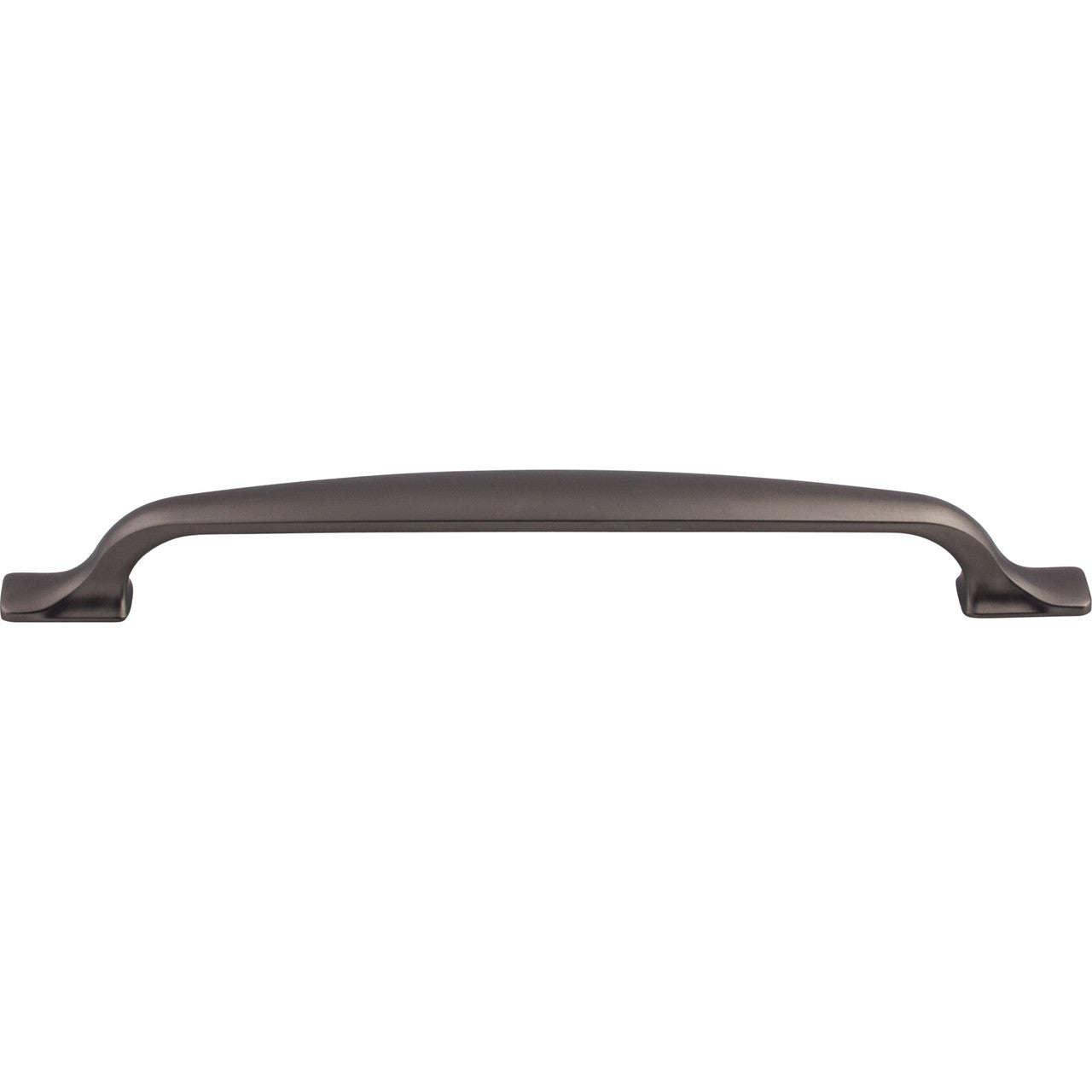 Top Knobs TK866AG: 7-9/16" cc Torbay D-Handle Cabinet Pull - Ash Gray