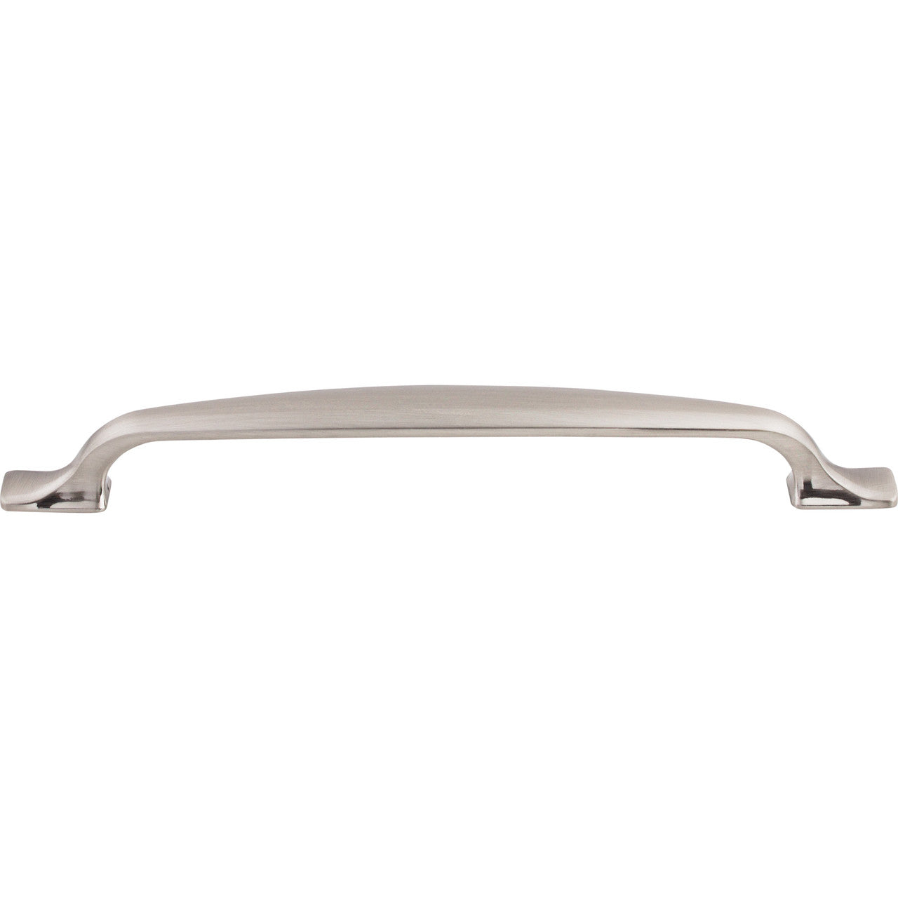 Top Knobs TK866BSN: 7-9/16" cc Torbay D-Handle Cabinet Pull - Brushed Satin Nickel