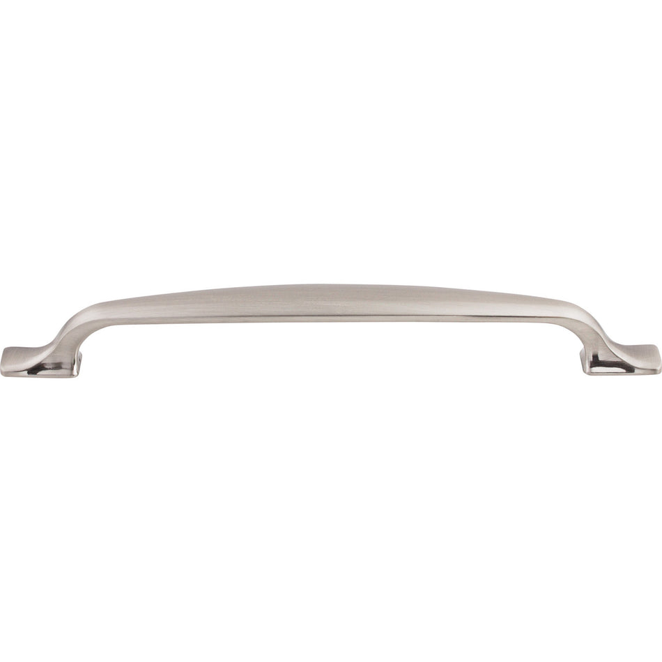 Top Knobs TK866BSN: 7-9/16" cc Torbay D-Handle Cabinet Pull - Brushed Satin Nickel