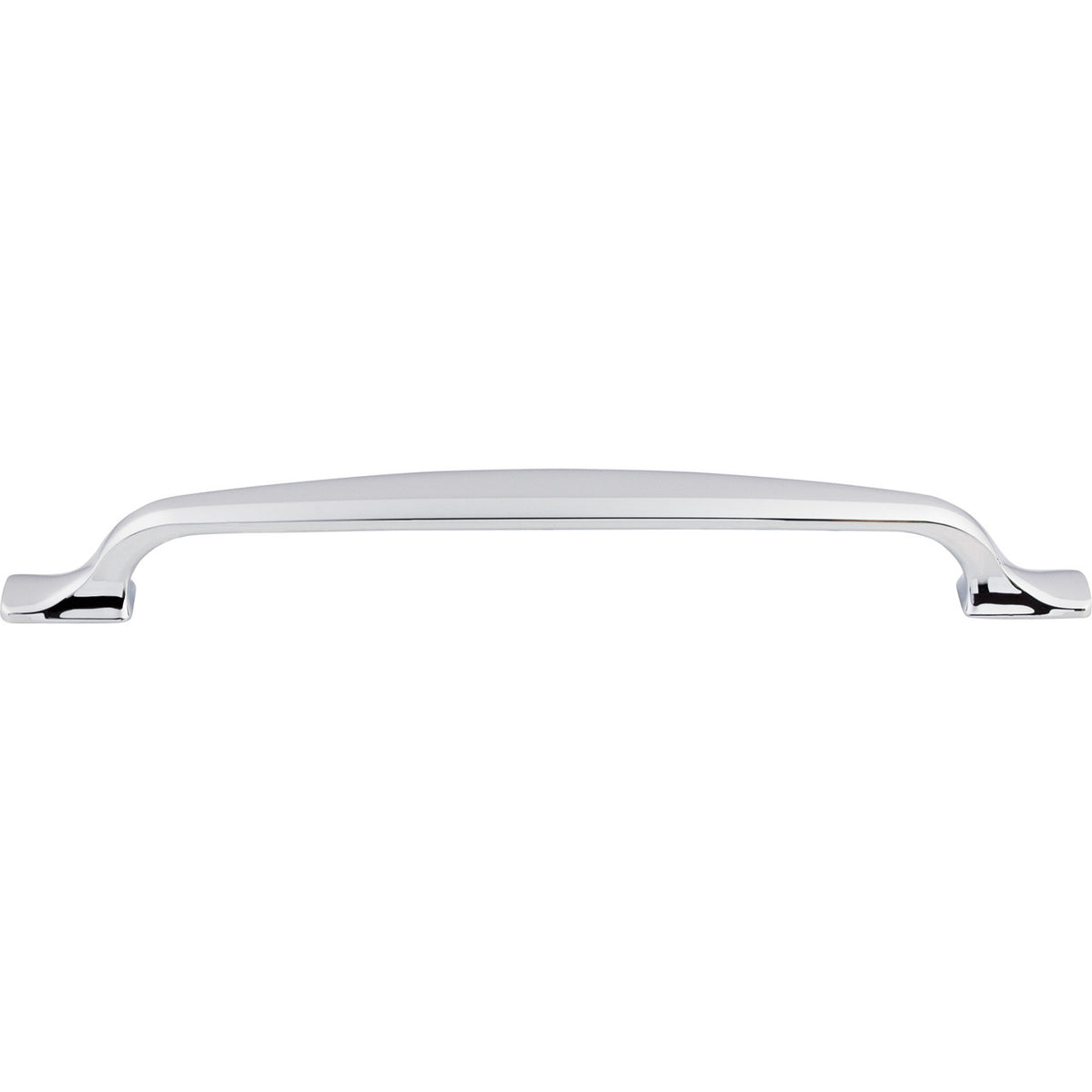 Top Knobs TK866PC: 7-9/16" cc Torbay D-Handle Cabinet Pull - Polished Chrome
